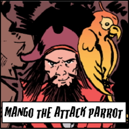 Mango the Attack Parrot